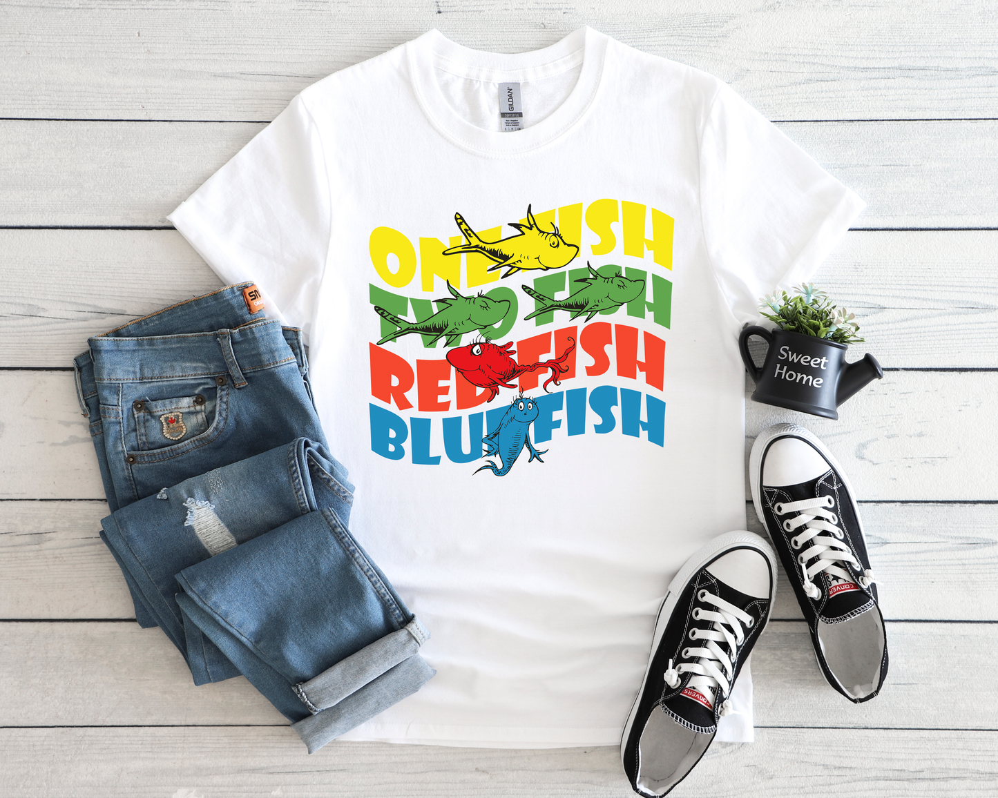 Dr. Seuss One Fish Two Fish Red Fish Blue Fish