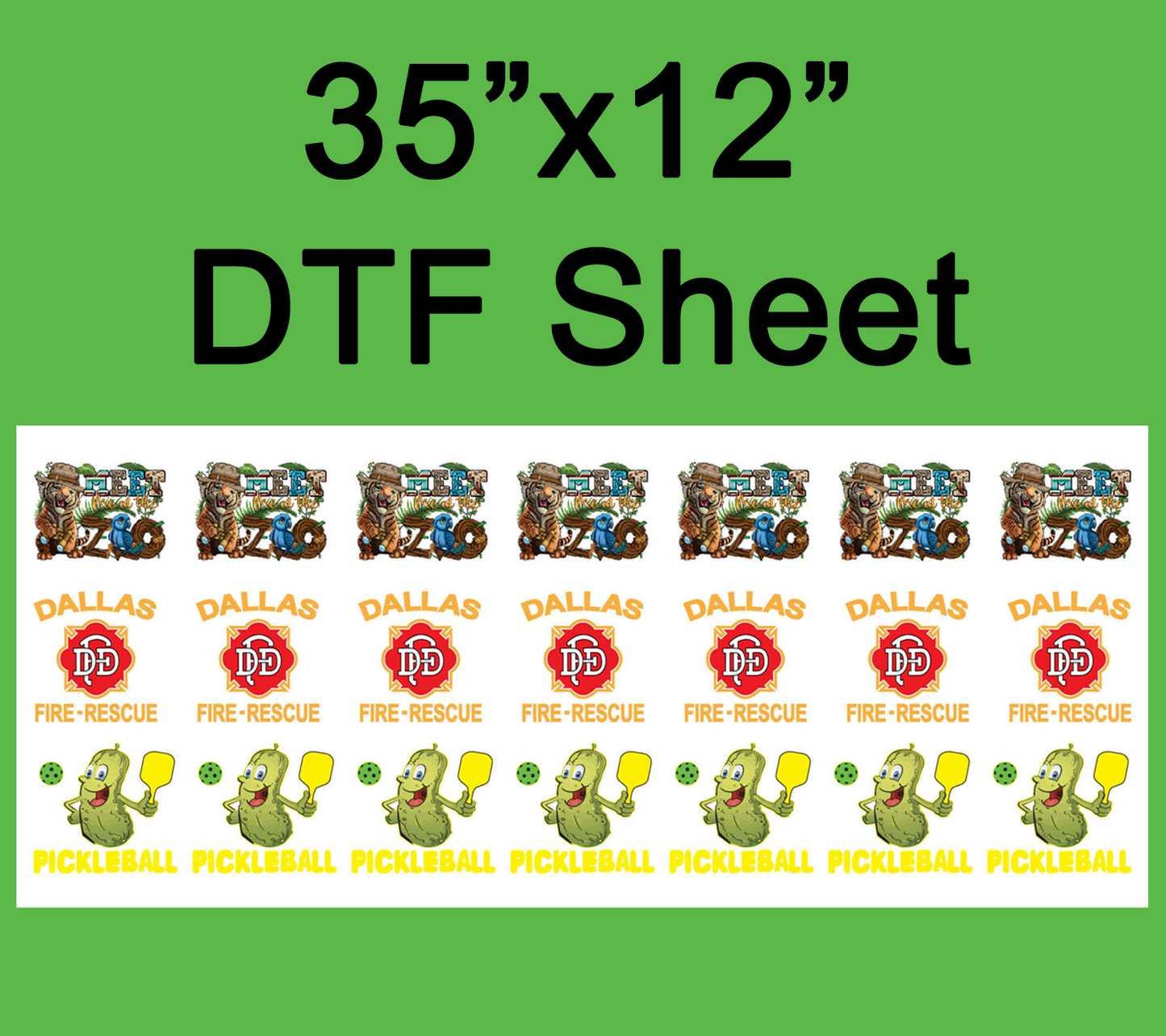 35x12 DTF Sheet