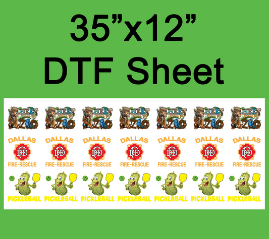 35x12 DTF Sheet