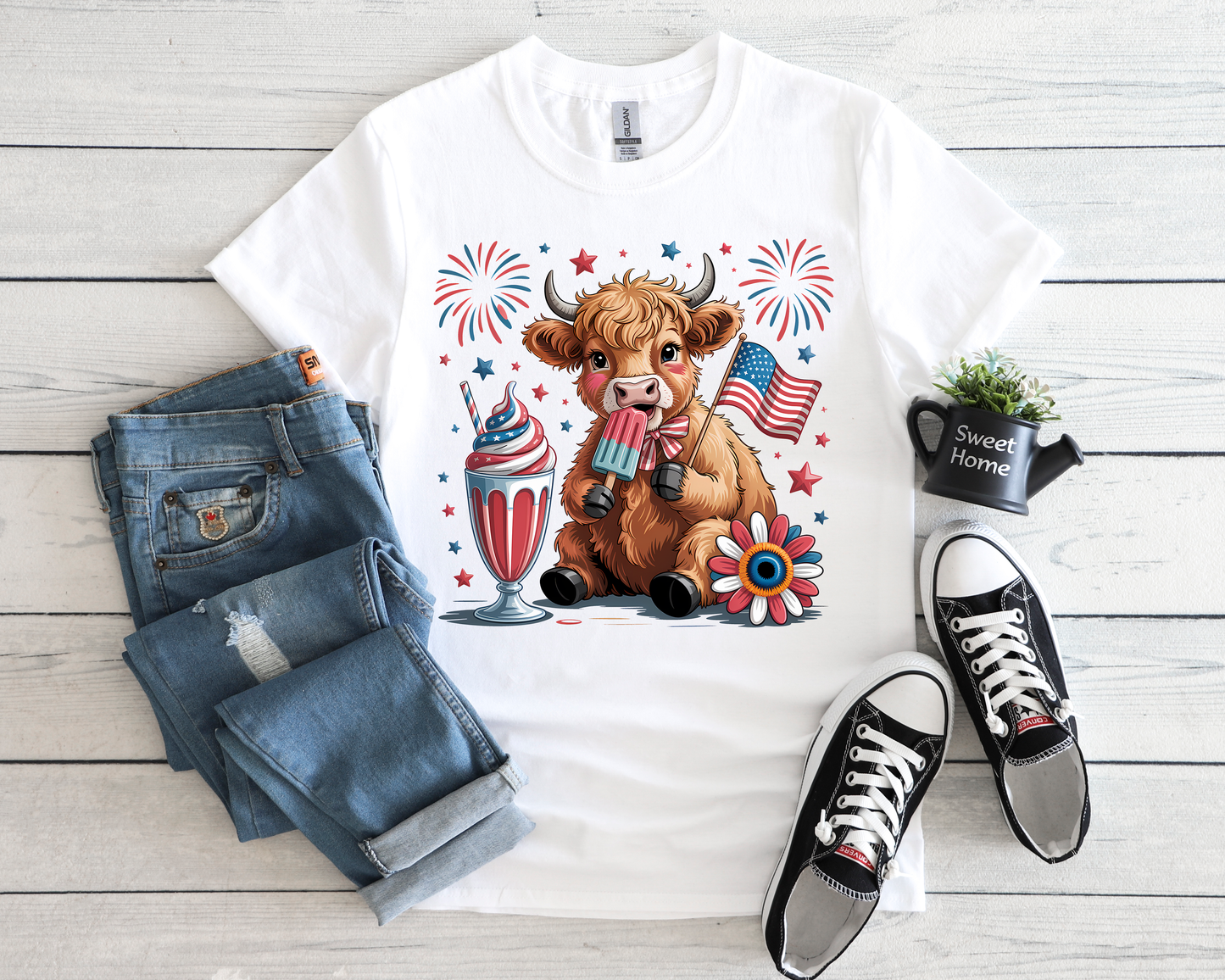 4th of July Cow