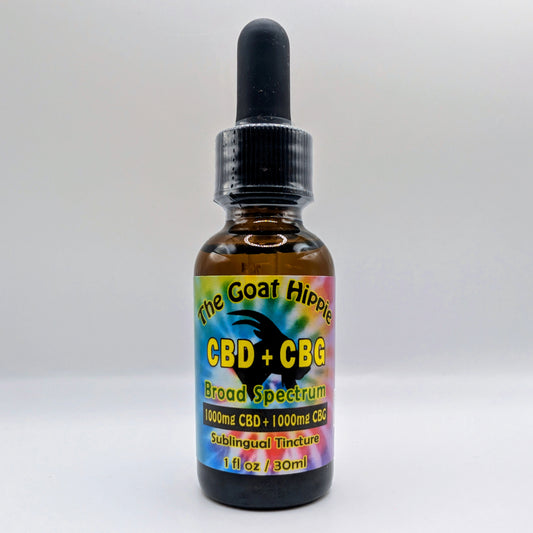 CBG/CBD Tincture - 30ml Bottle - Broad Spectrum