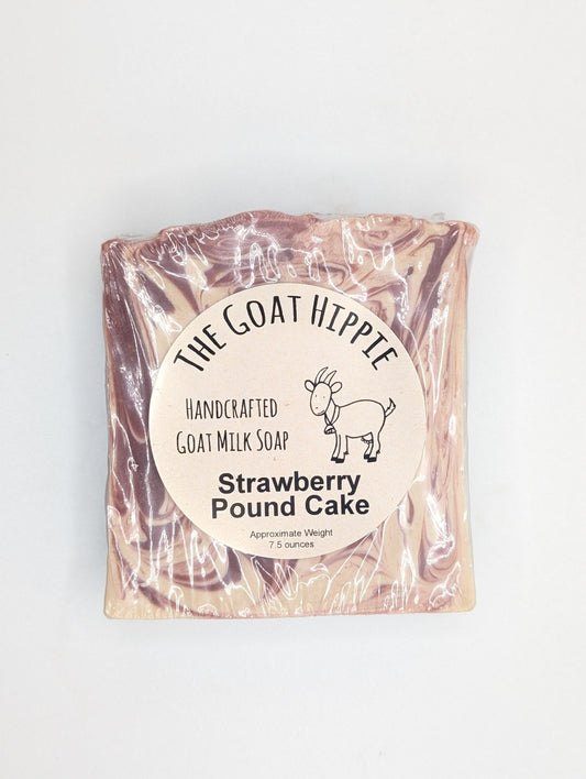 Goat Milk Soap - Strawberry Pound Cake