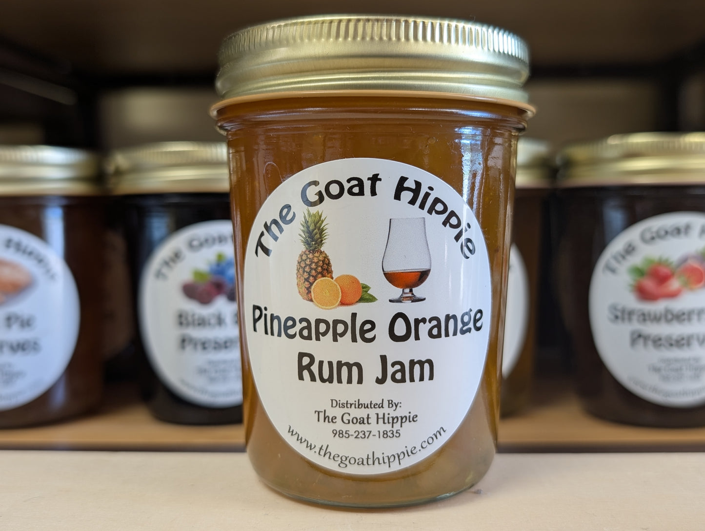 Pineapple Orange Rum Jam
