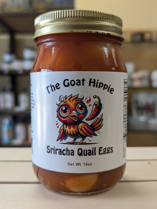 Sriracha Quail Eggs