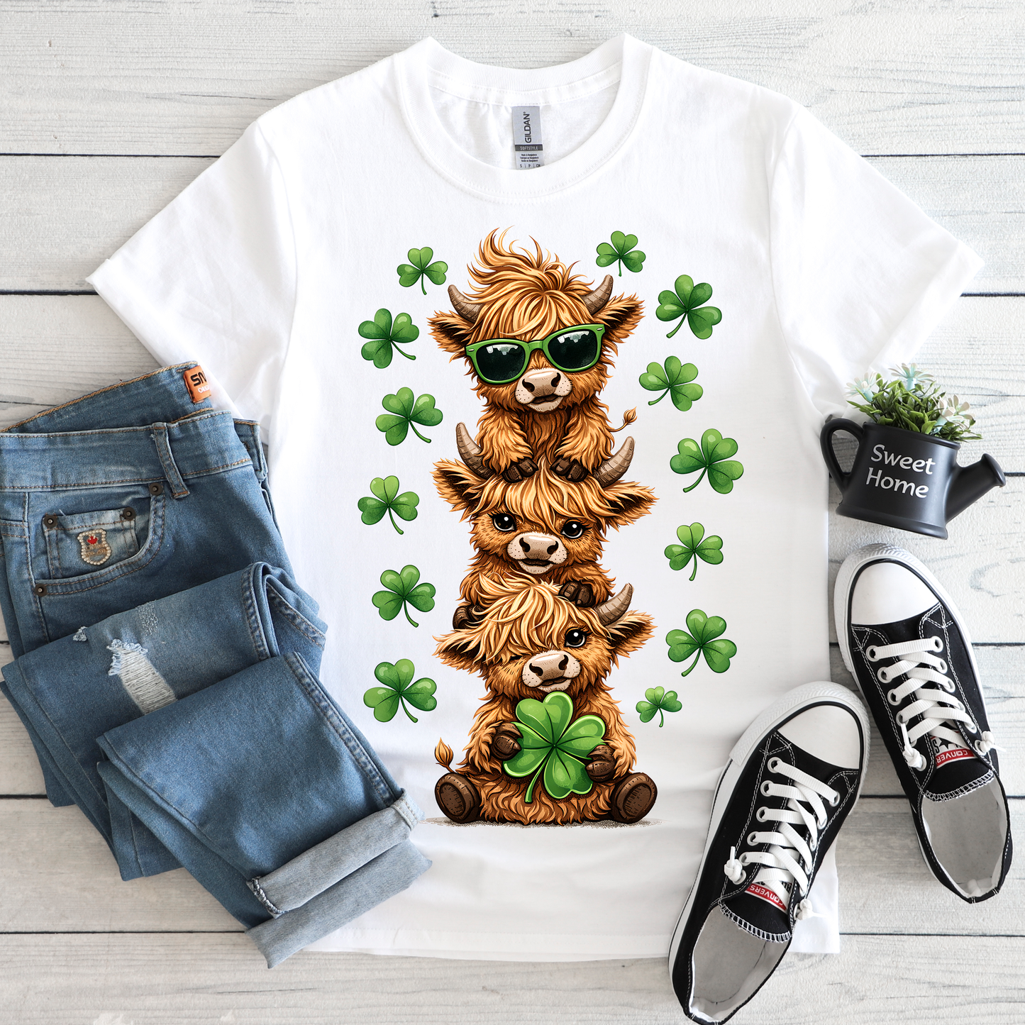 Cow Stack and Clovers