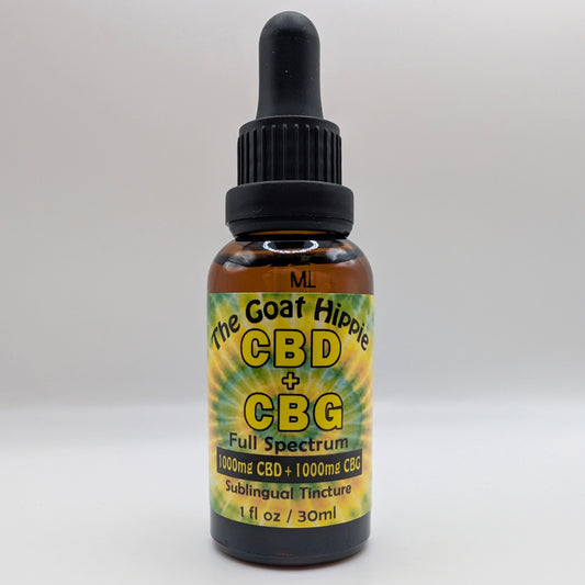CBG/CBD Tincture - 30ml Bottle - Full Spectrum