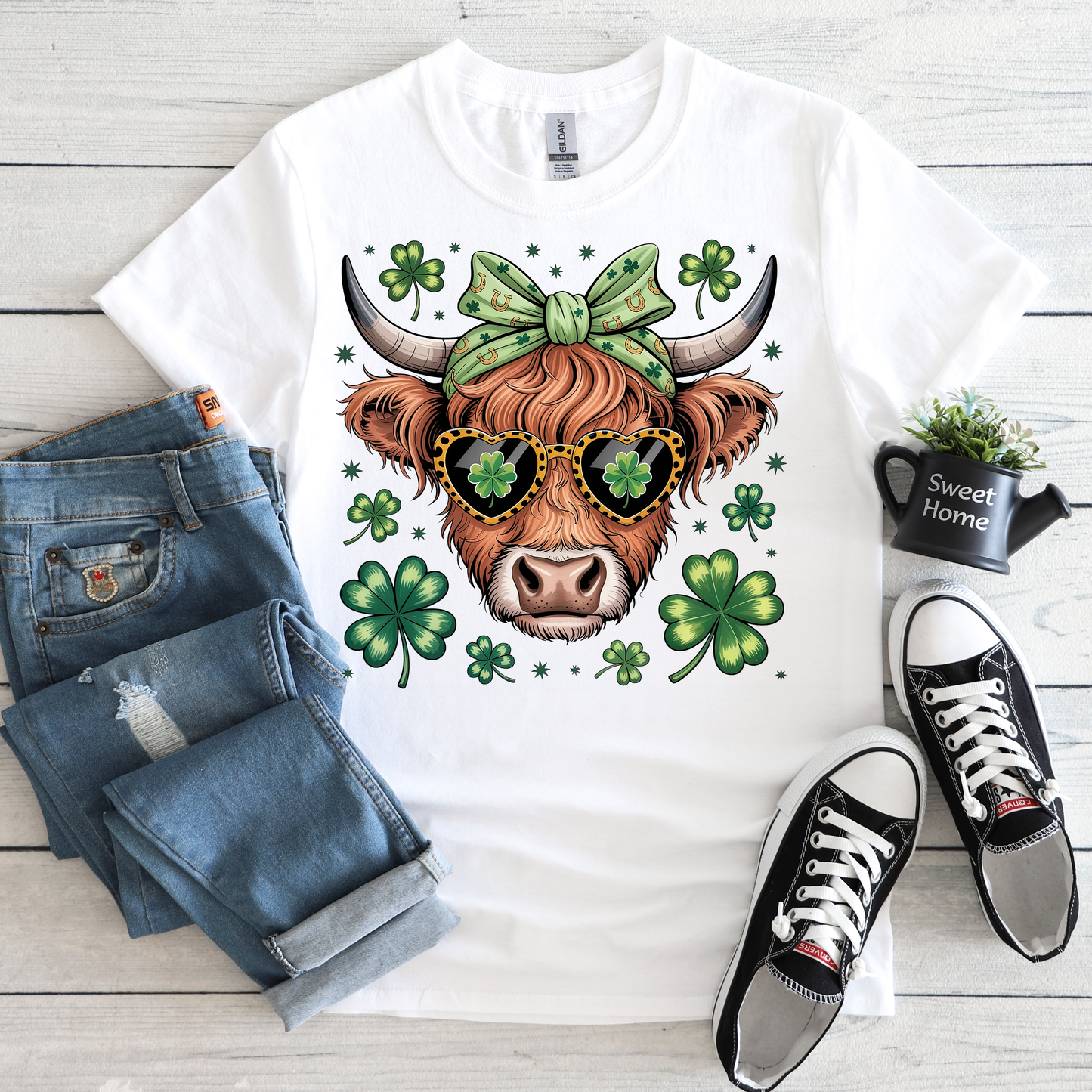 St Patrick's Day Cow