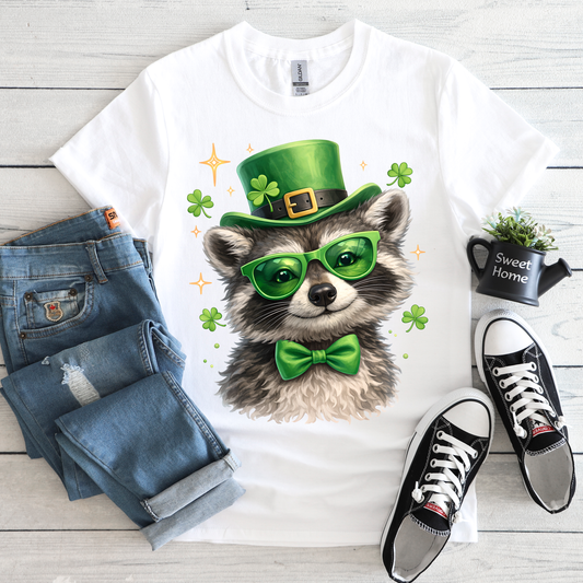 St Patty Day Raccoon