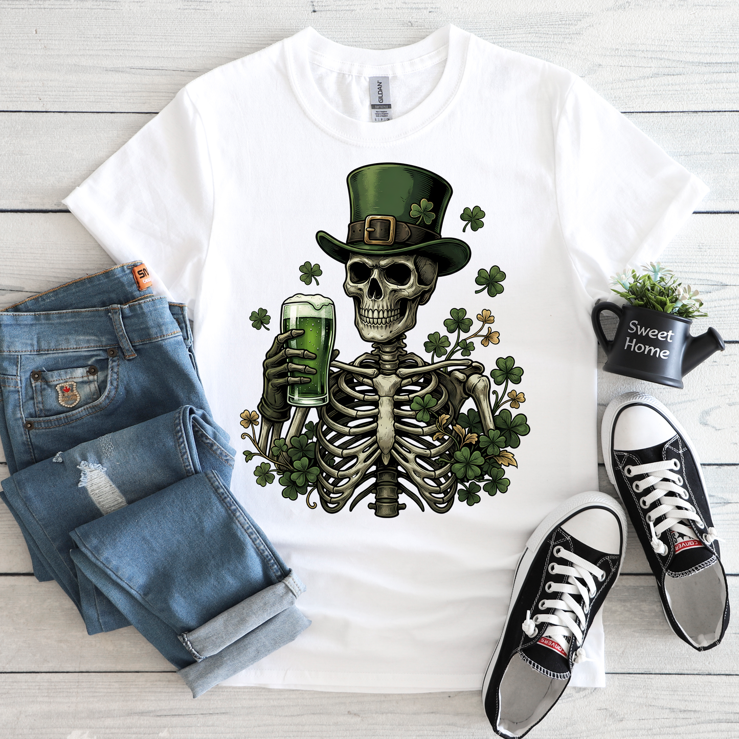 St Patrick's Day Skeleton
