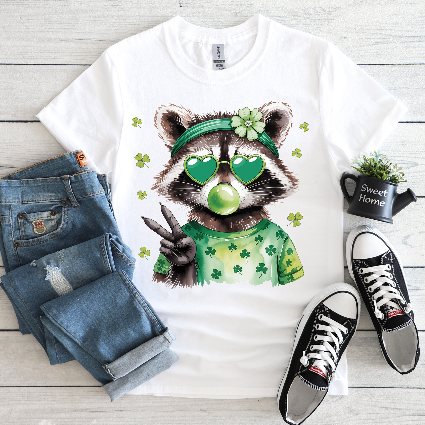 St Patty Raccoon