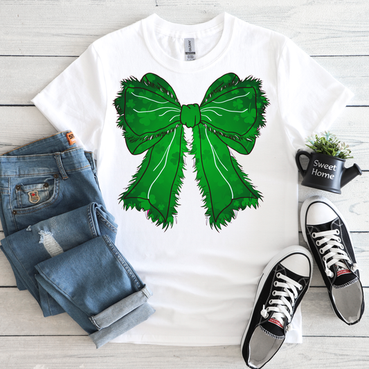 St. Patrick's Day Clover Bow