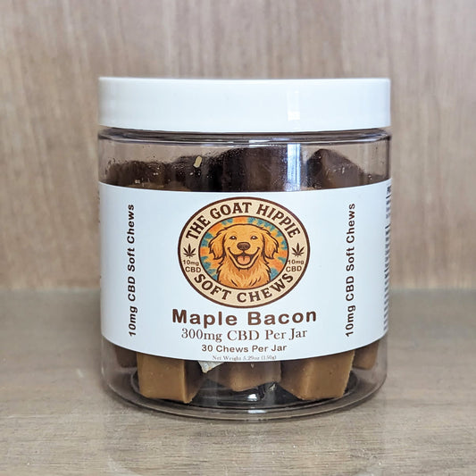 Pet Soft Chews 300mg CBD - Maple Bacon Flavored