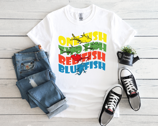 Dr. Seuss One Fish Two Fish Red Fish Blue Fish