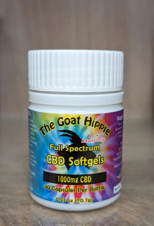 CBD Softgels - 30 per bottle